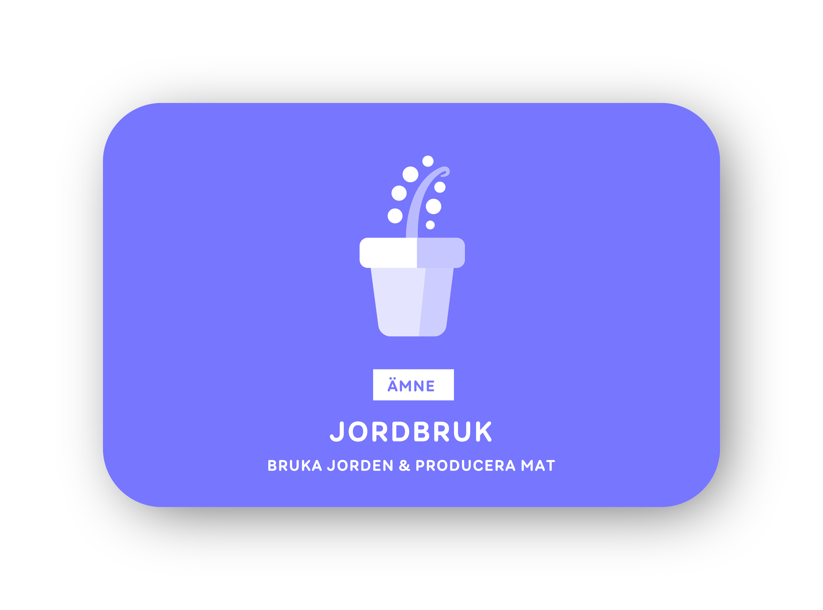Jordbruk card