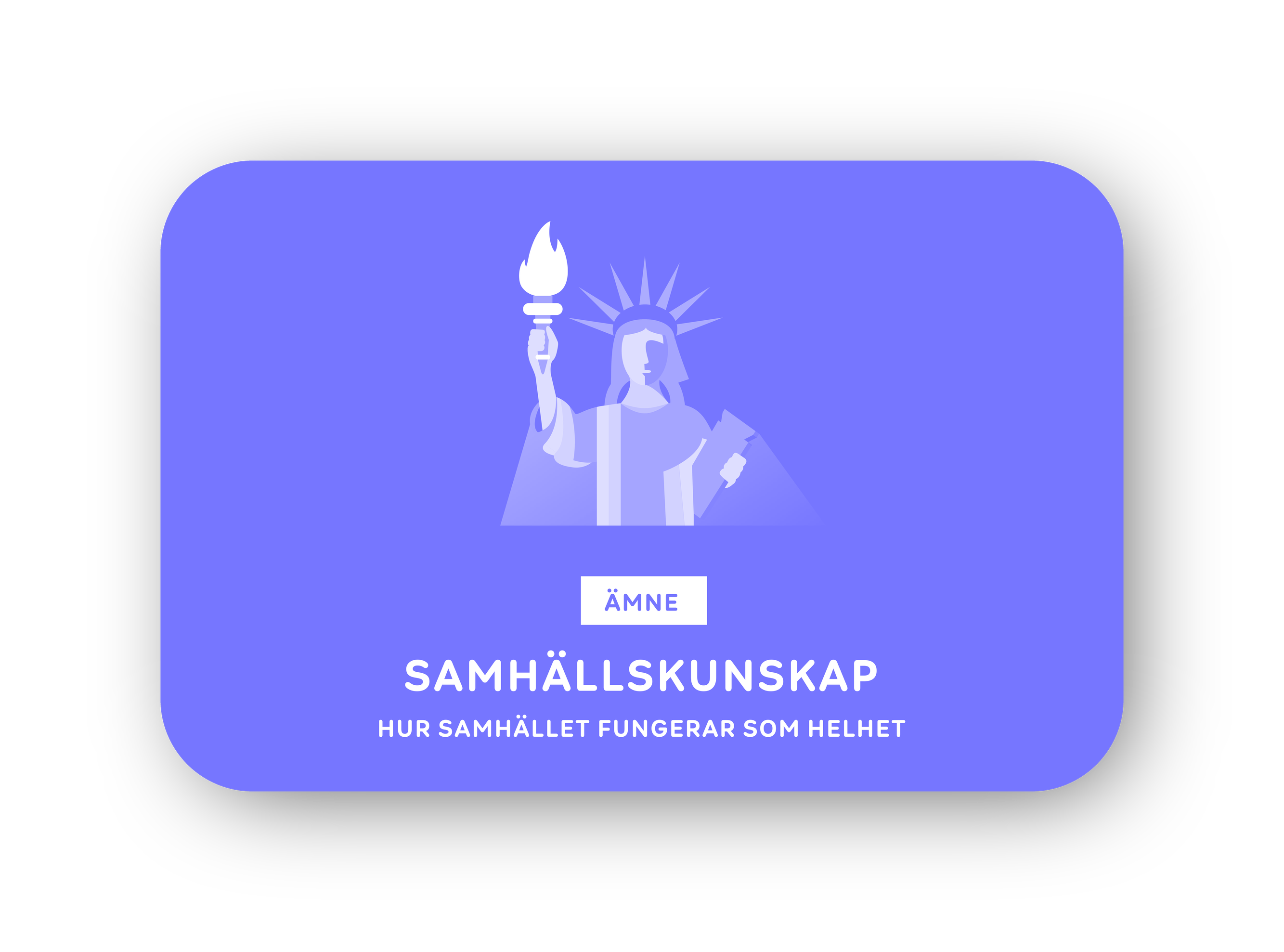 Samhällskunskap-kort