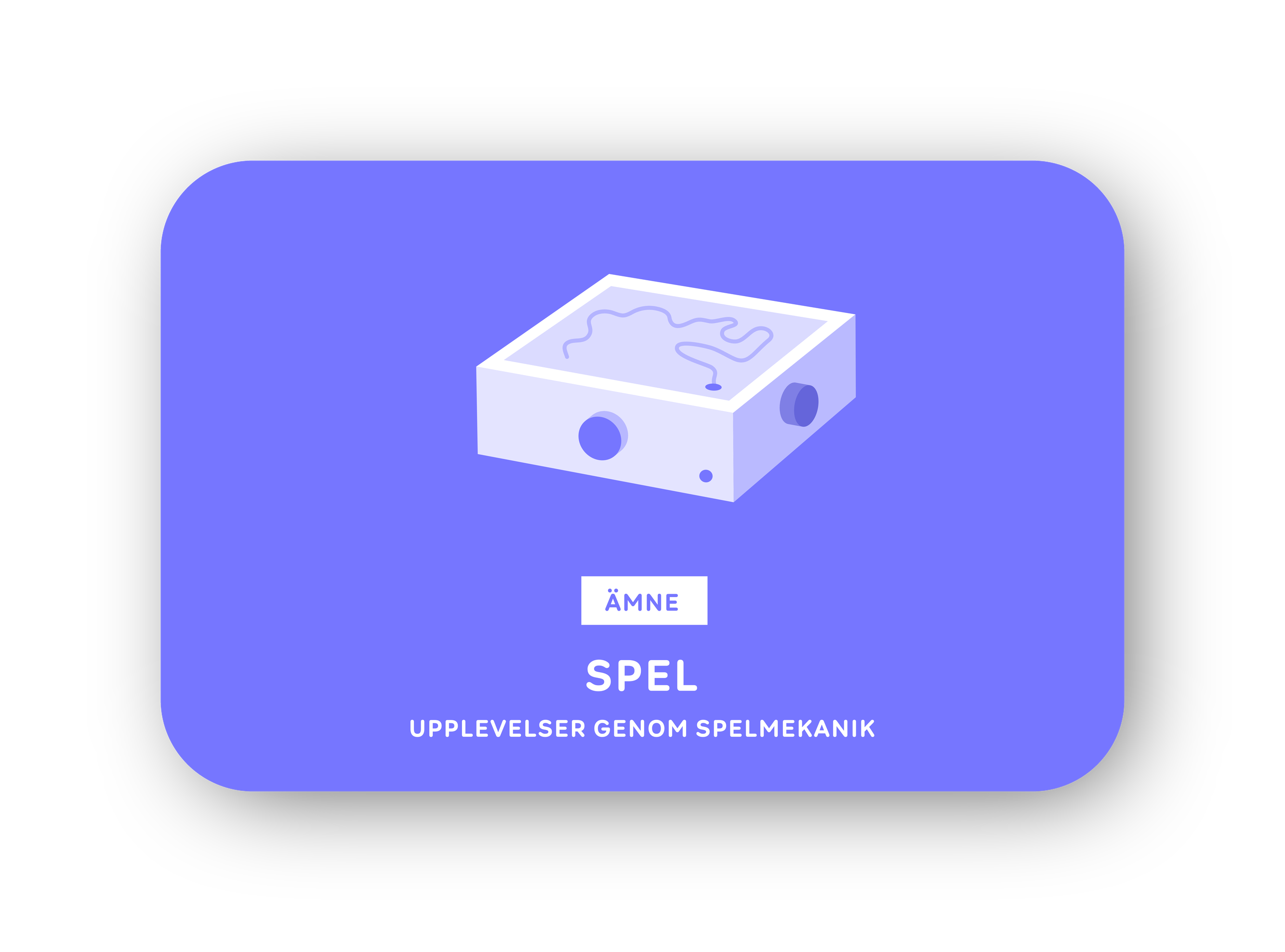Spel card