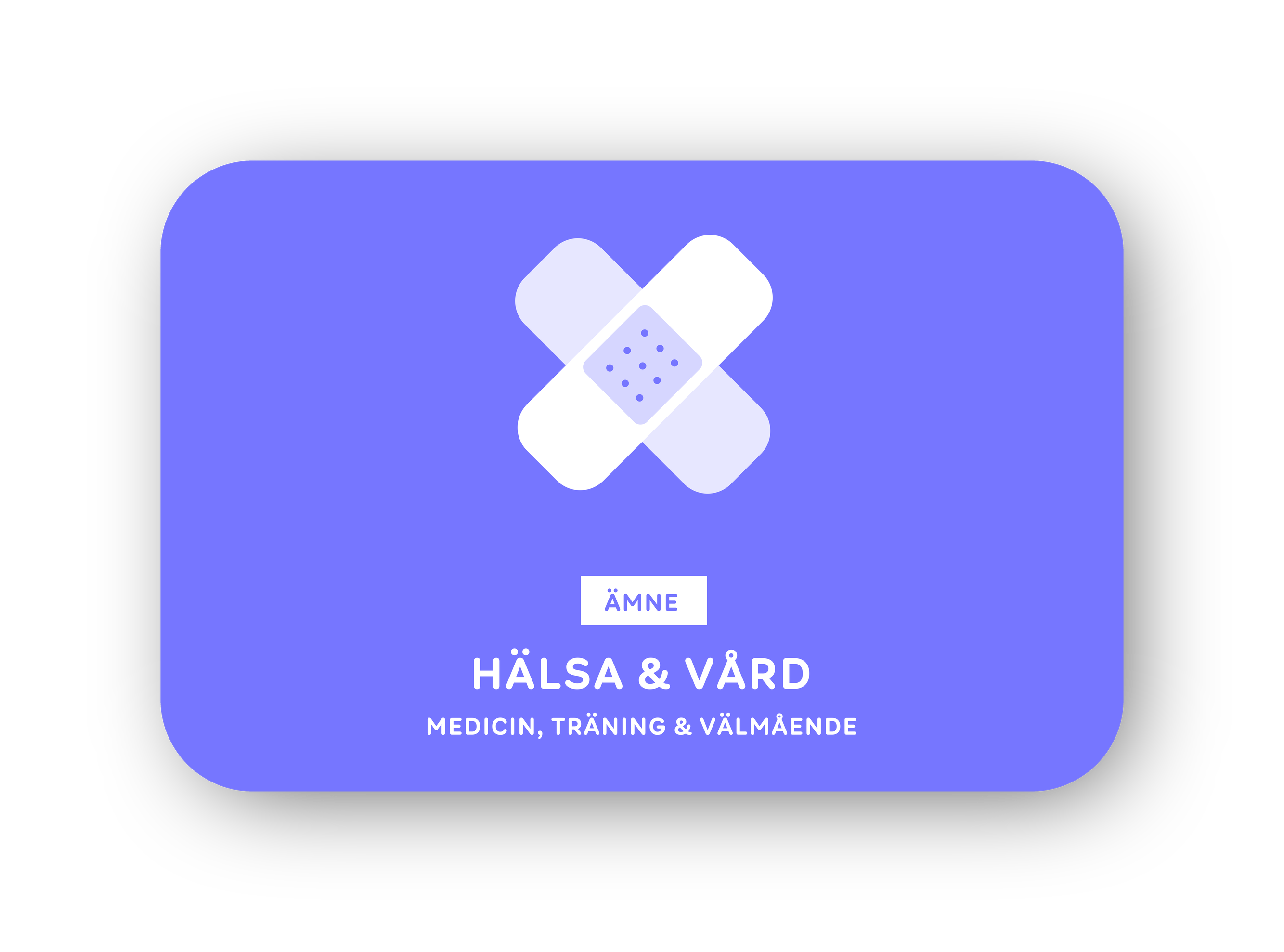 Hälsa & vård card