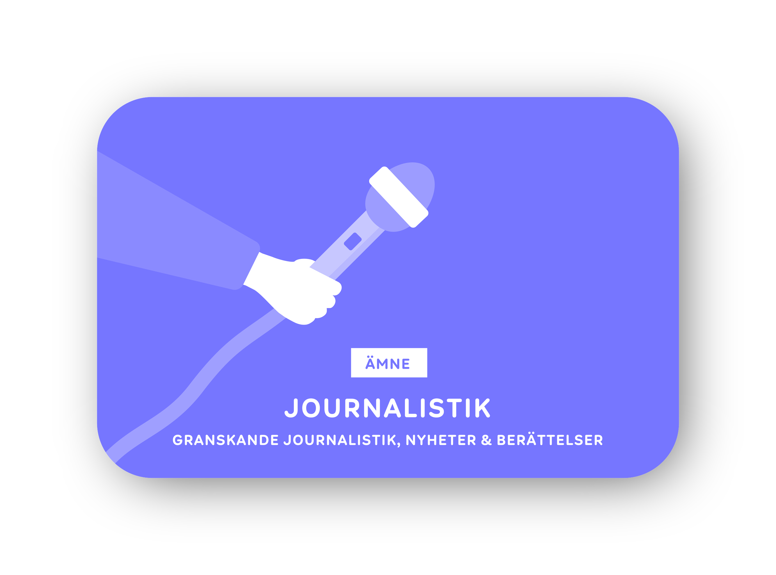 Journalistik card