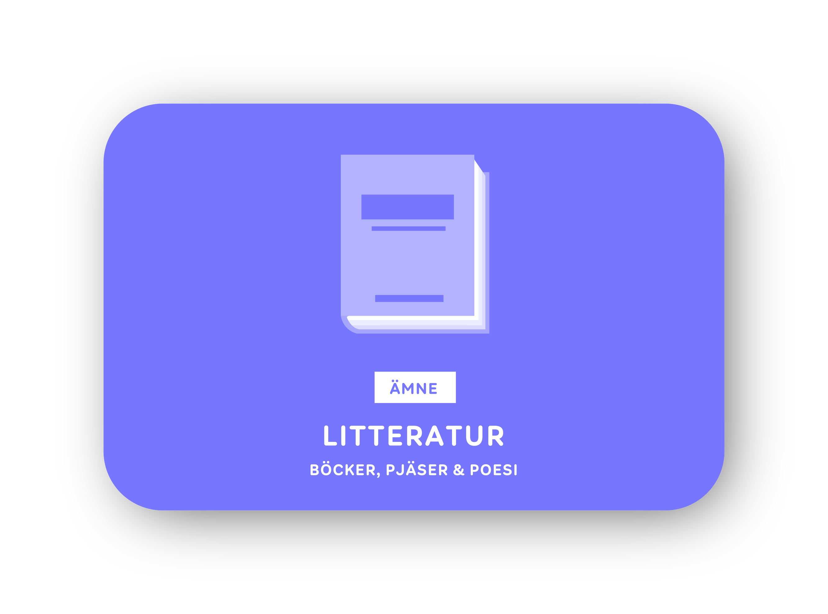 Litteratur card