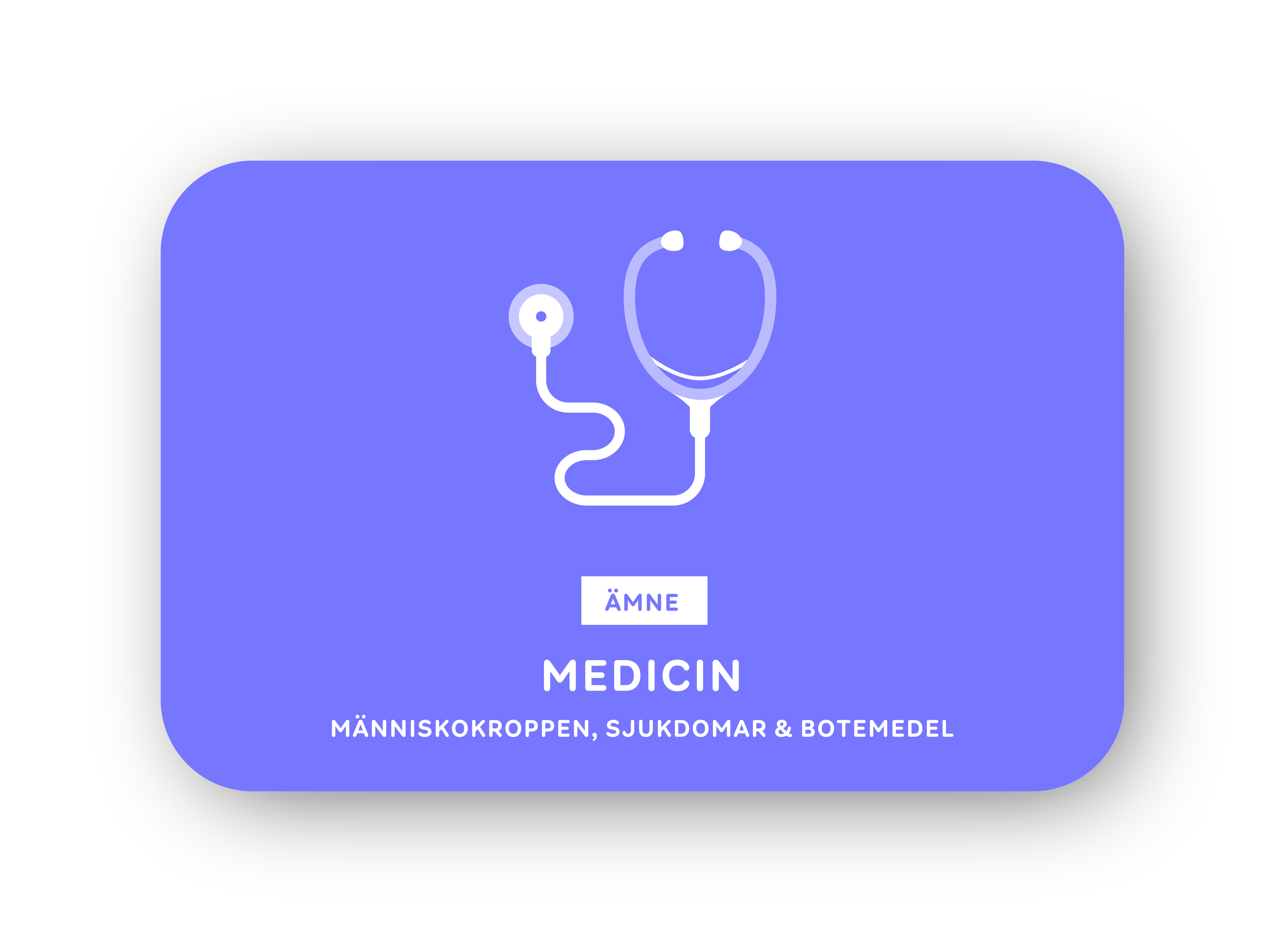 Medicin card