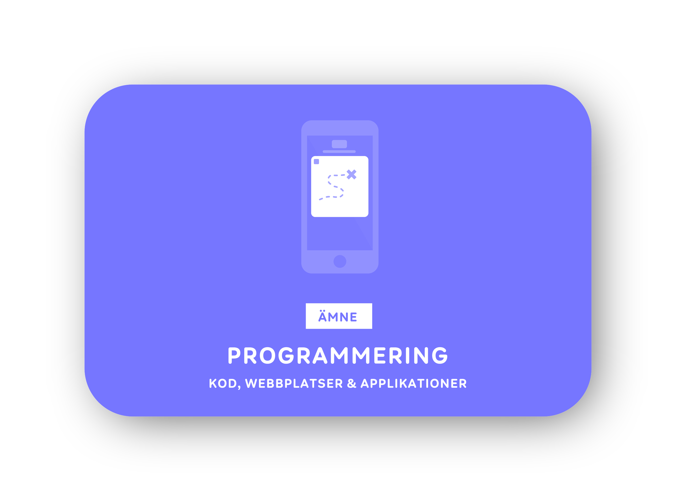 Programmering card