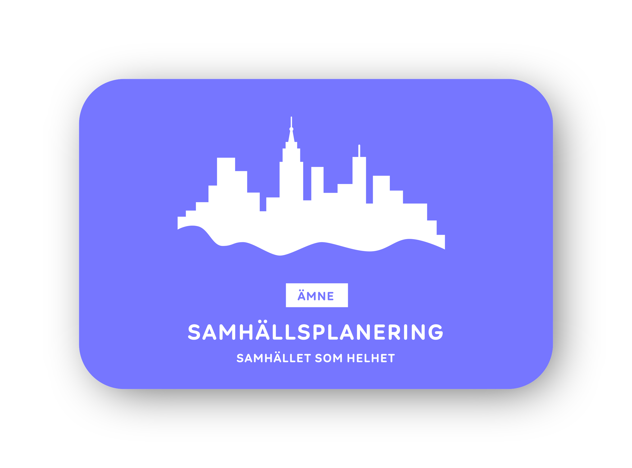 Samhällsplanering card