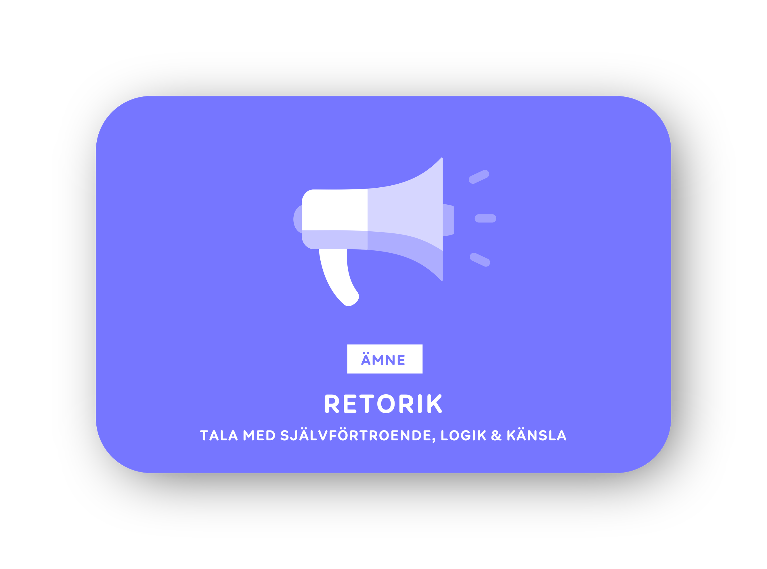 Retorik card