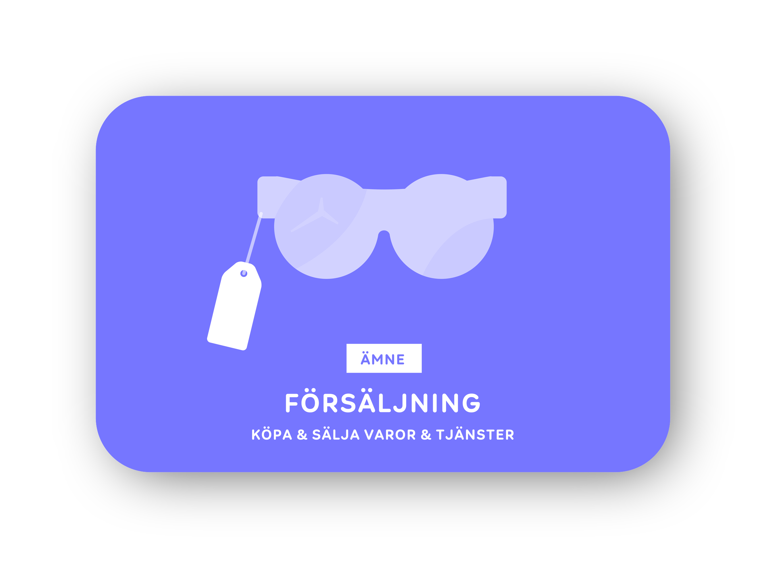 Försäljning card