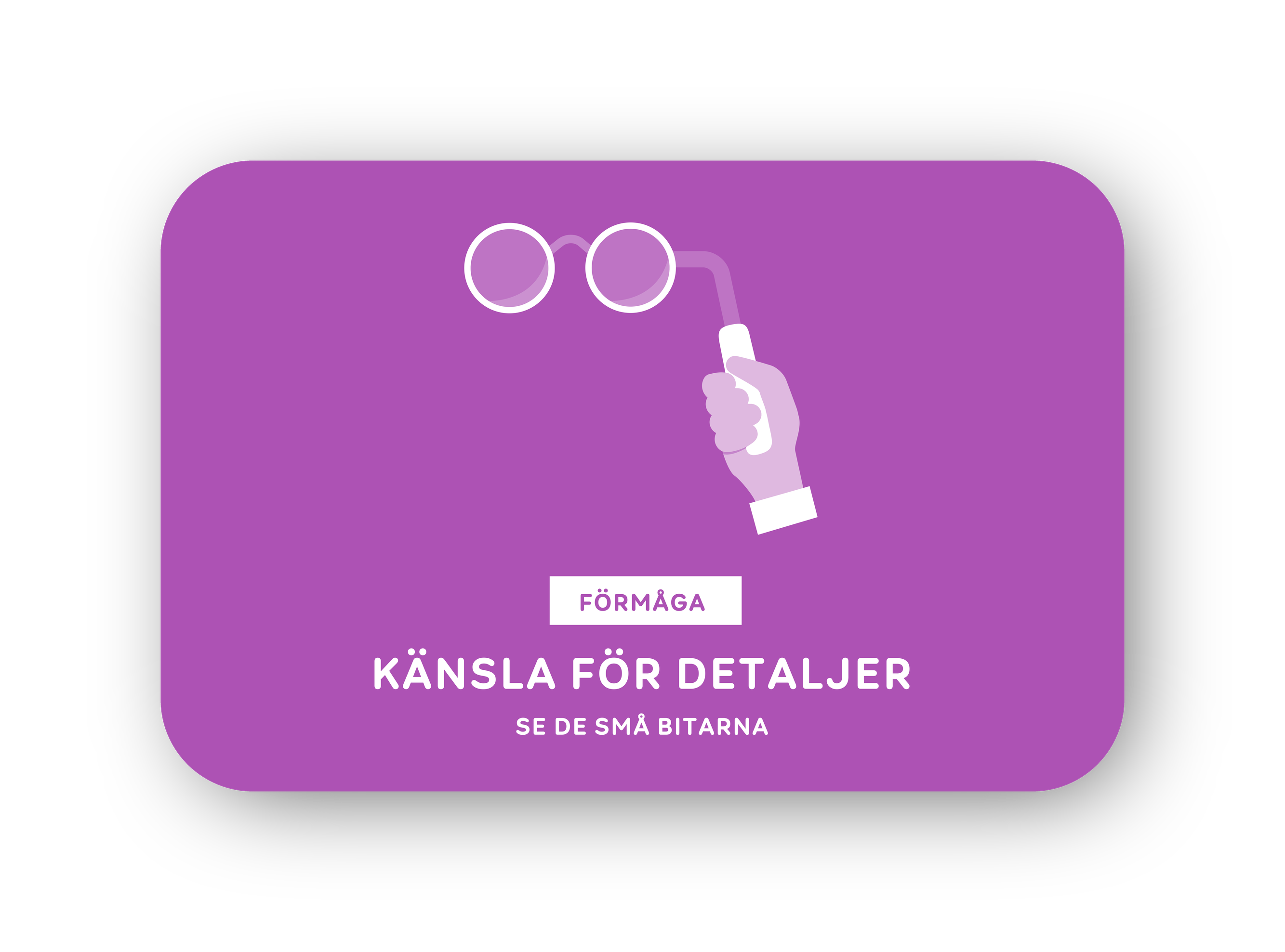 Känsla för detaljer-kort
