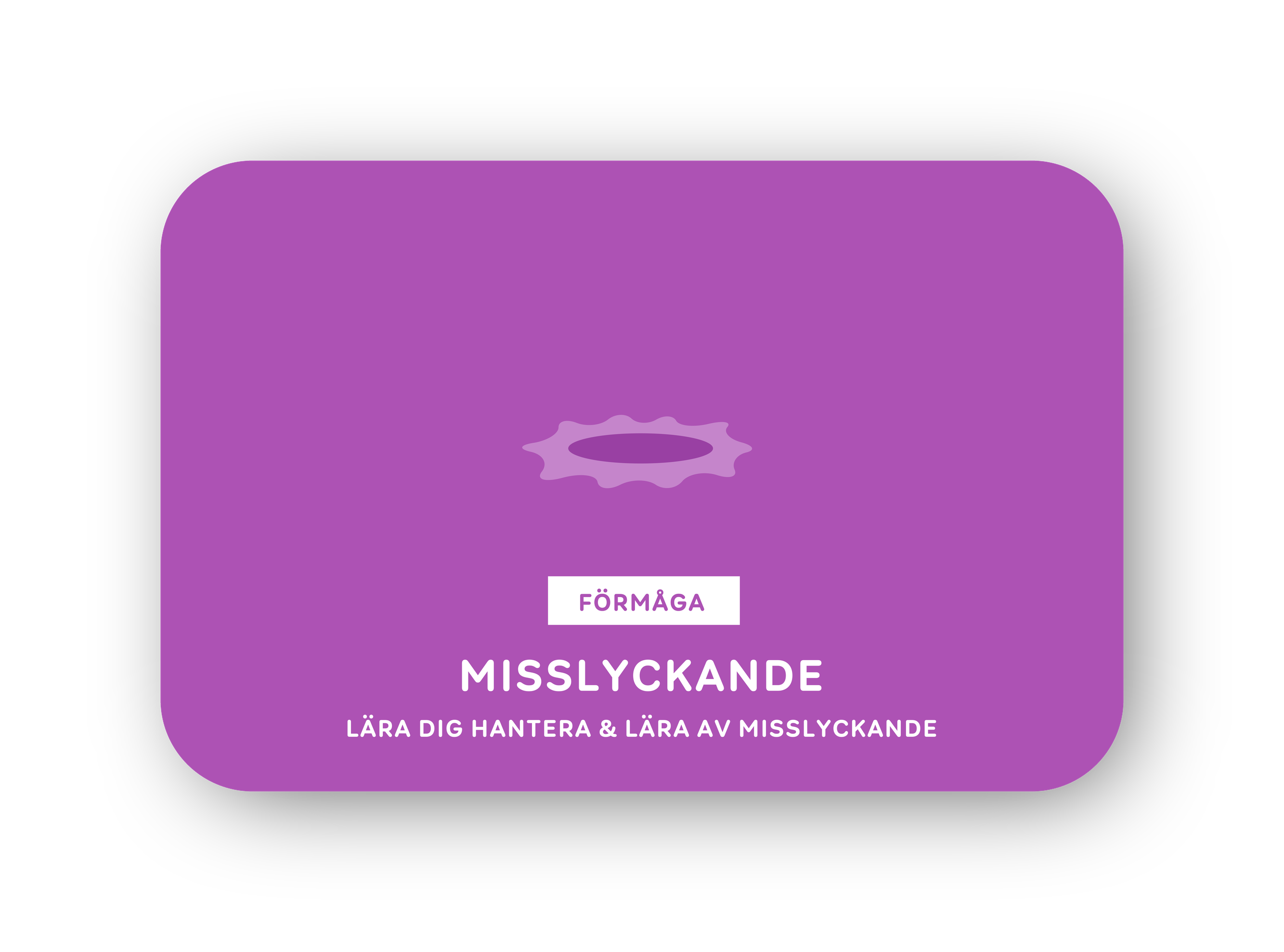 Misslyckande-kort