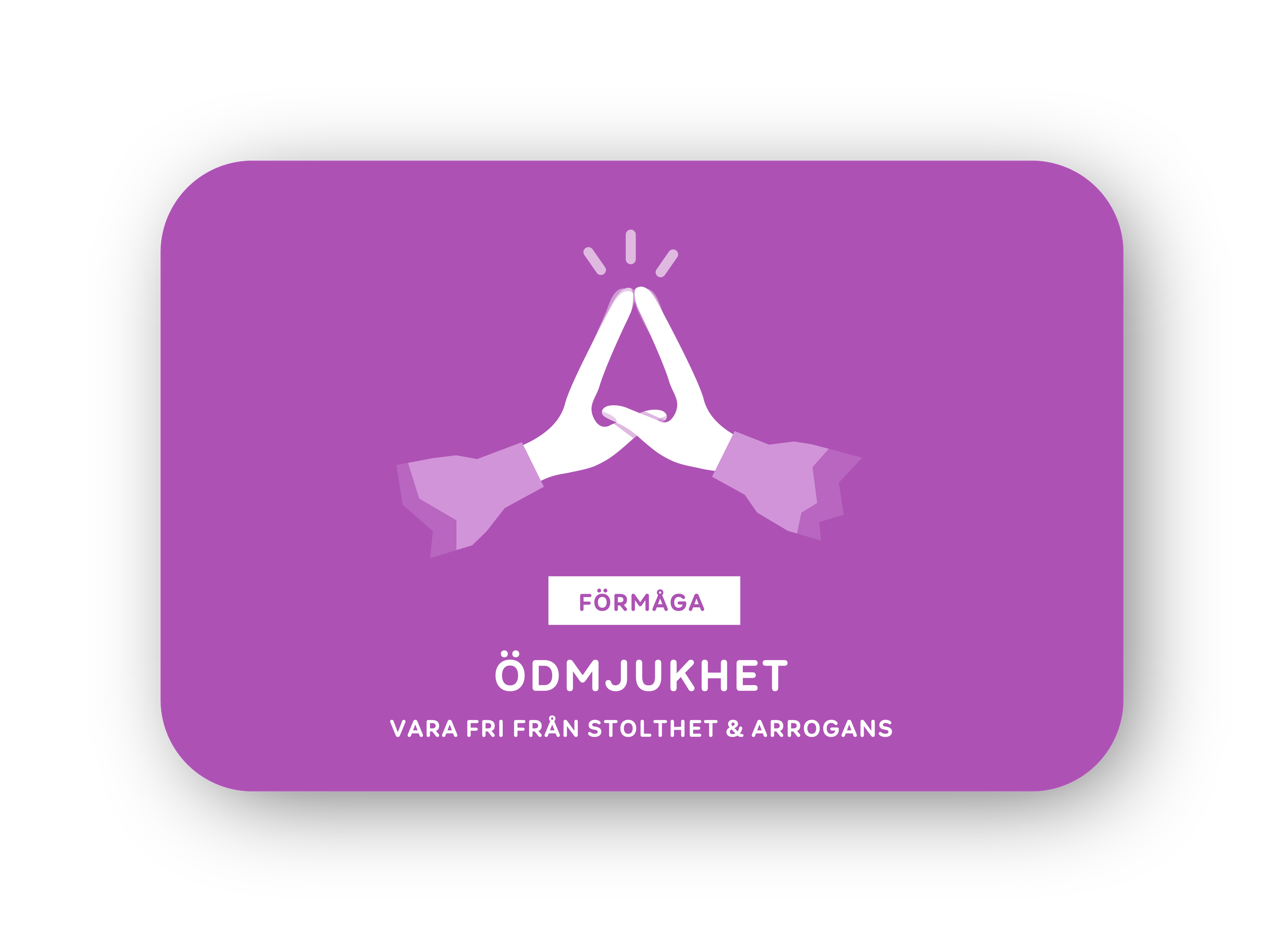 Ödmjukhet-kort