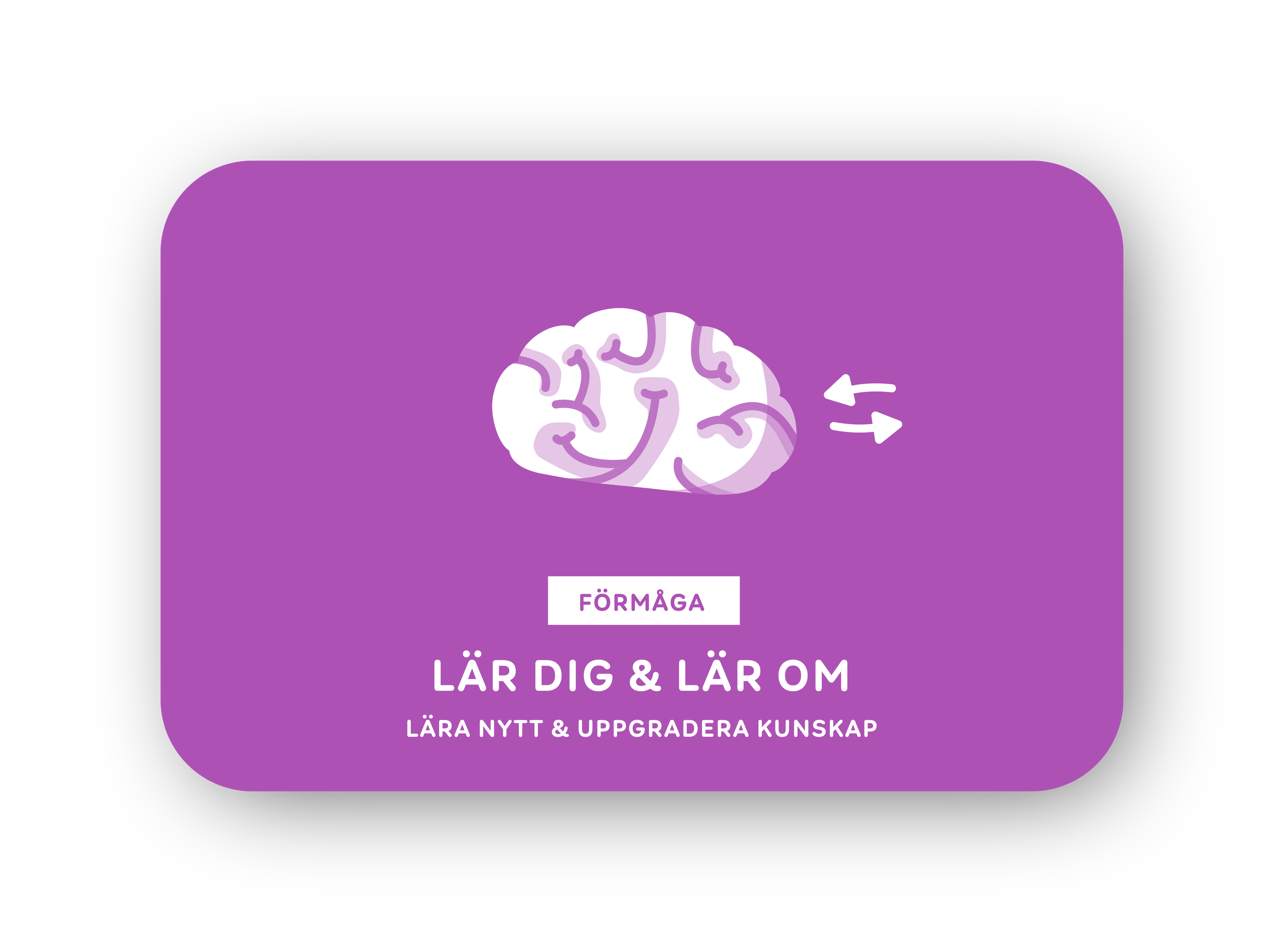 Lär dig & lär om-kort