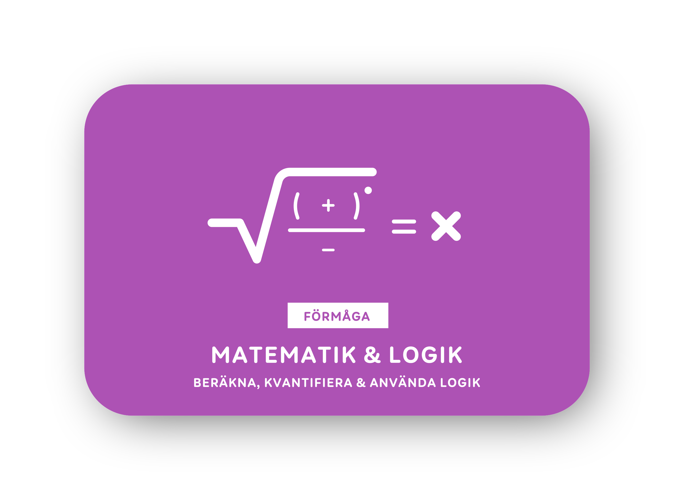 Matematik & logik-kort